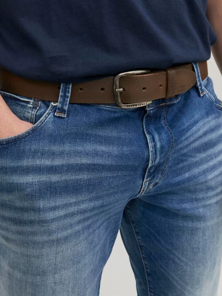 JACK & JONES Paski^Pasek Brązowy