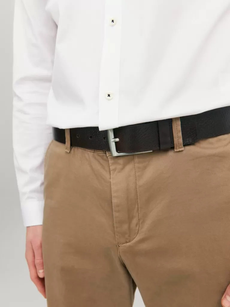 JACK & JONES Paski^Pasek Czarny