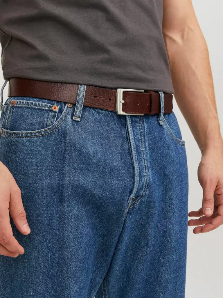 JACK & JONES Paski^Pasek Brązowy