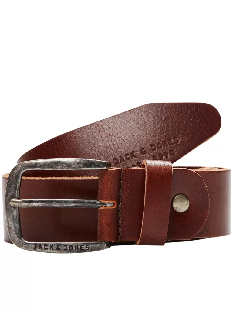 JACK & JONES Paski^Pasek Brązowy
