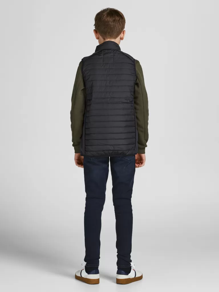 JACK & JONES Kurtki | Wyprzedaż^Pikowany bezrękawnik Junior Czarny