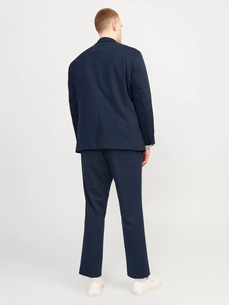 JACK & JONES Garnitury^Plus Size Krój slim Garnitur Niebieski