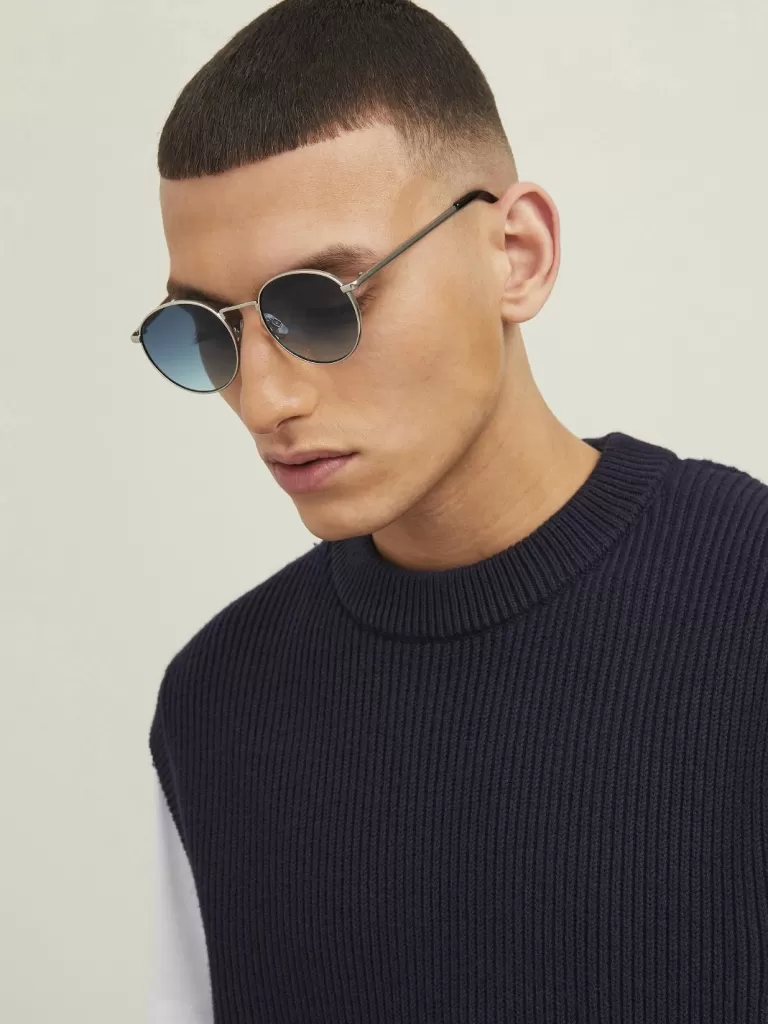 JACK & JONES Okulary Przeciwsłoneczne^Prostokątne okulary słoneczne Metal