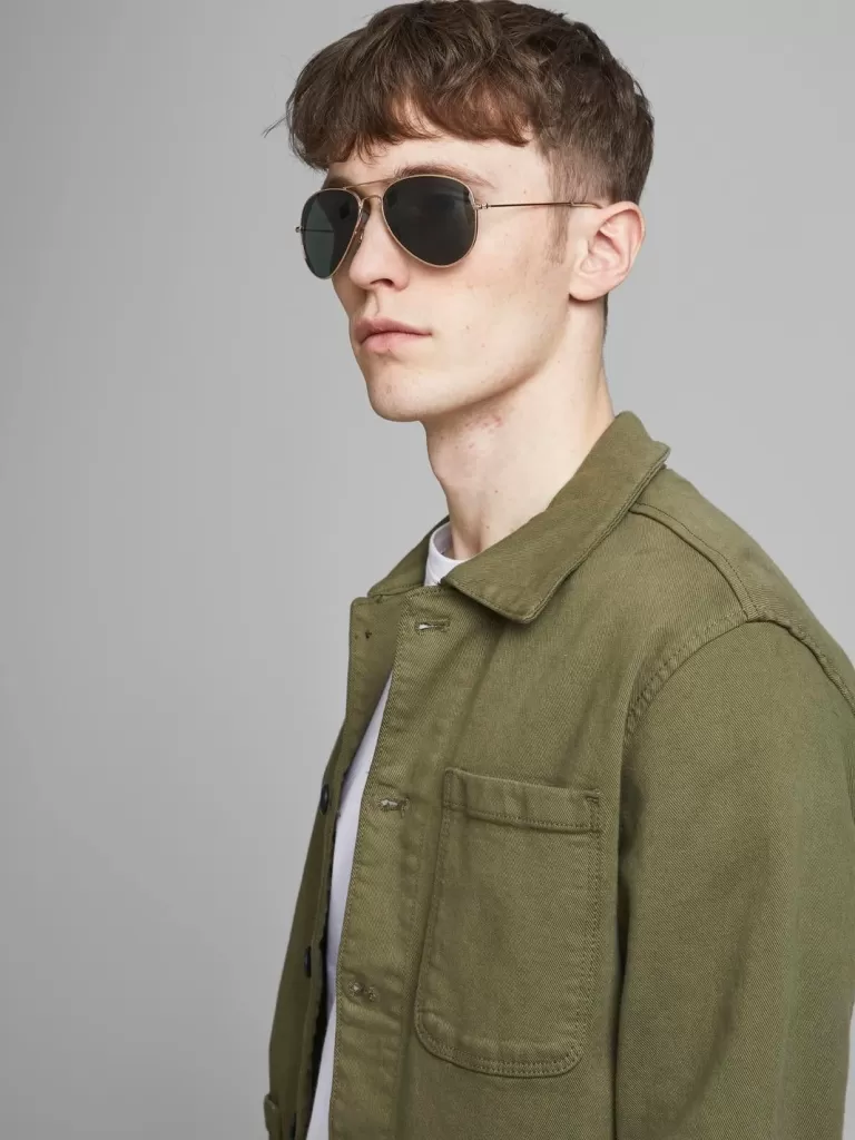 JACK & JONES Okulary Przeciwsłoneczne^Prostokątne okulary słoneczne Metal