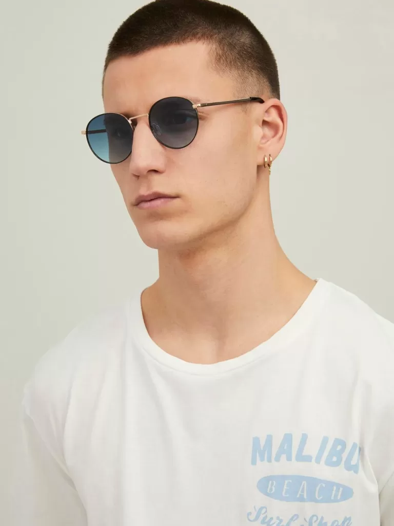 JACK & JONES Okulary Przeciwsłoneczne^Prostokątne okulary słoneczne Metal