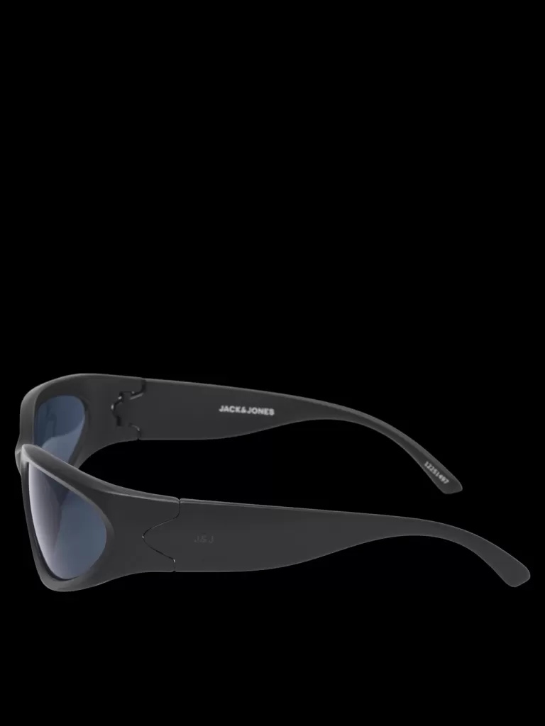 JACK & JONES Okulary Przeciwsłoneczne^Prostokątne okulary słoneczne Czarny