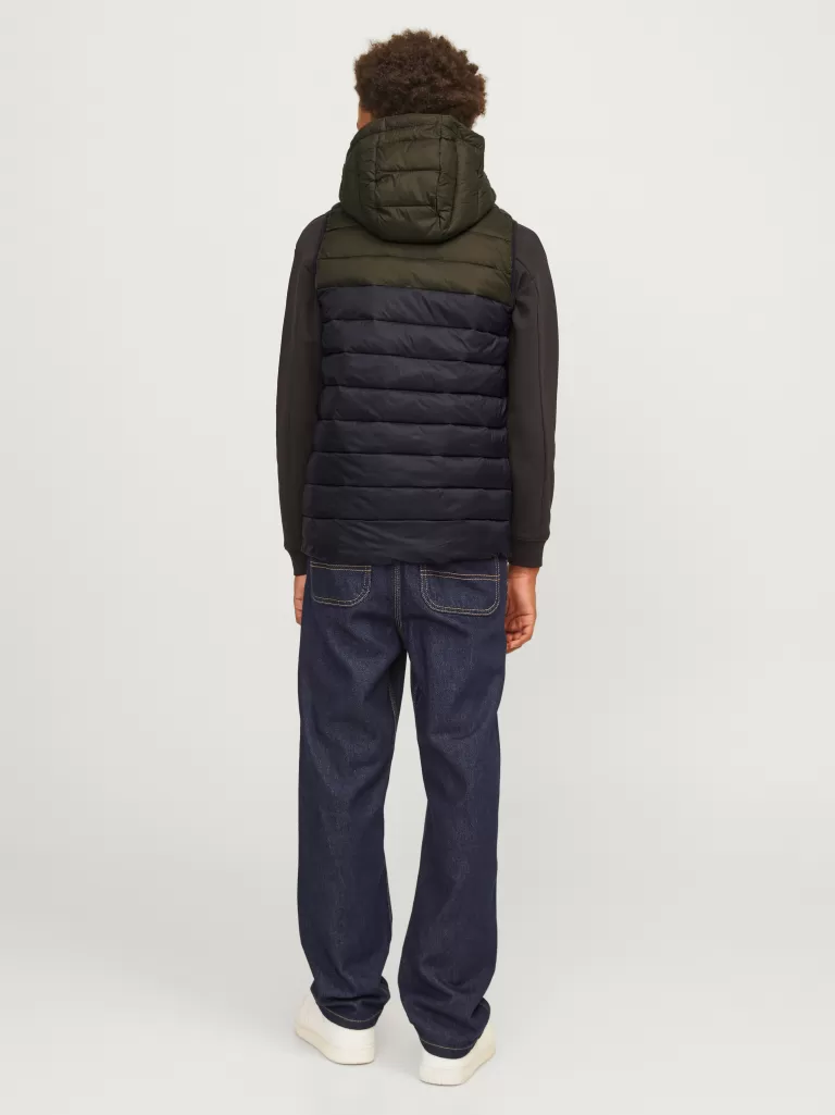 JACK & JONES Kurtki | Wyprzedaż^Puchowy bezrękawnik Junior Czarny