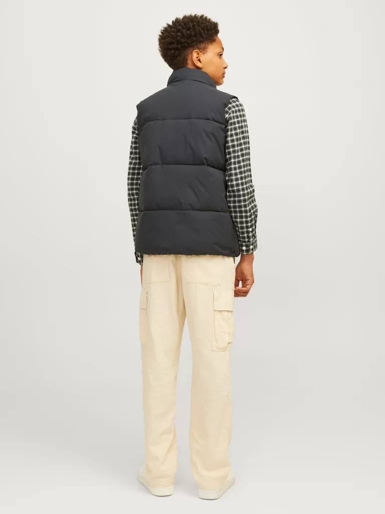 JACK & JONES Kurtki | Wyprzedaż^Puchowy bezrękawnik Junior Czarny