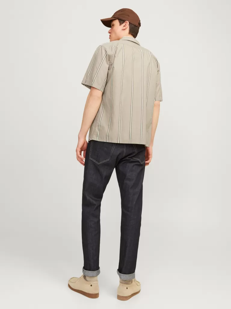JACK & JONES Koszule^RDD Krój swobodny Tropikalna Beżowy