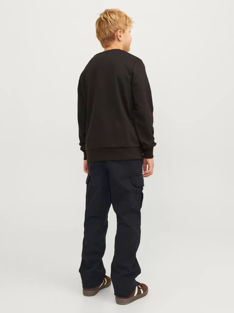 JACK & JONES Spodnie^Spodnie bojówki Junior Czarny