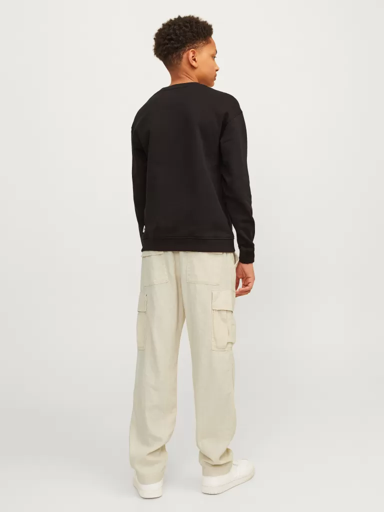 JACK & JONES Spodnie | Wyprzedaż^Spodnie bojówki Junior Biały