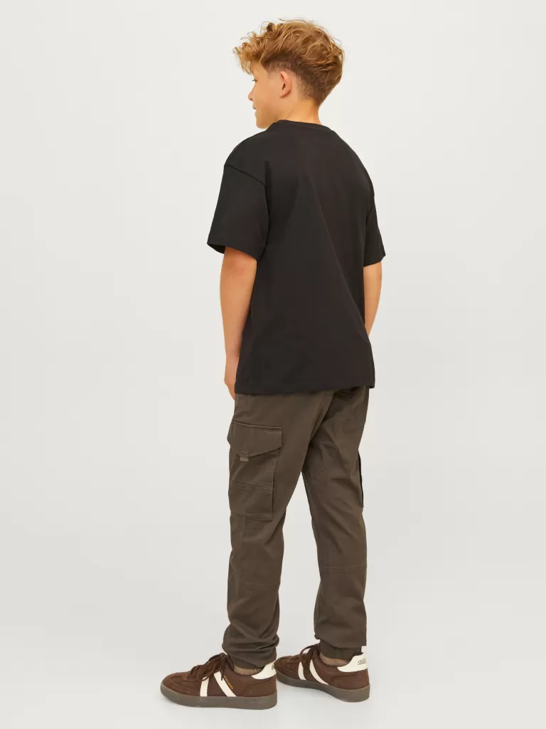 JACK & JONES Spodnie | Wyprzedaż^Spodnie bojówki Junior Brązowy