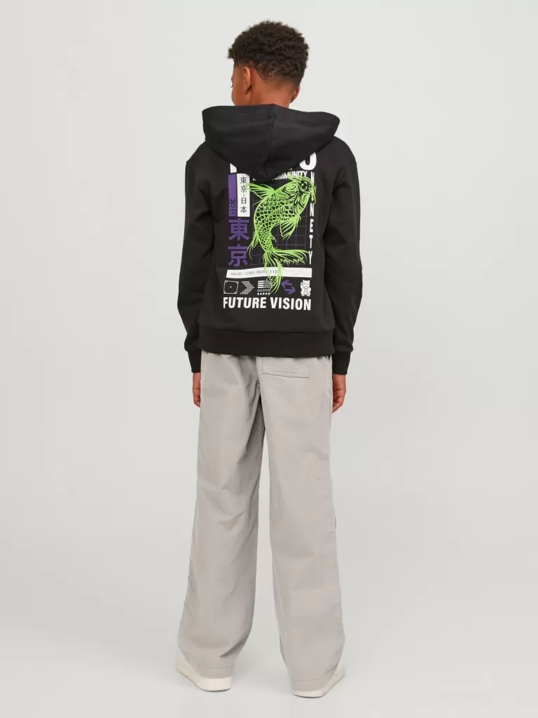 JACK & JONES Spodnie | Wyprzedaż^Spodnie bojówki Junior Szary