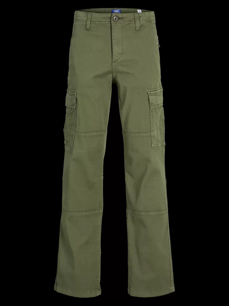 JACK & JONES Spodnie^Spodnie bojówki Mini Zielony