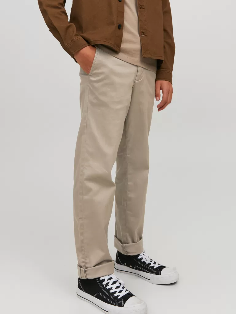 JACK & JONES Spodnie | Wyprzedaż^Spodnie chino Junior Beżowy