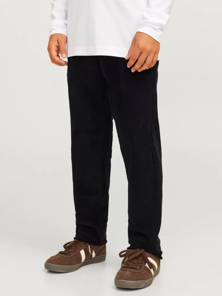 JACK & JONES Spodnie | Wyprzedaż^Spodnie o kroju carrot fit Junior Czarny