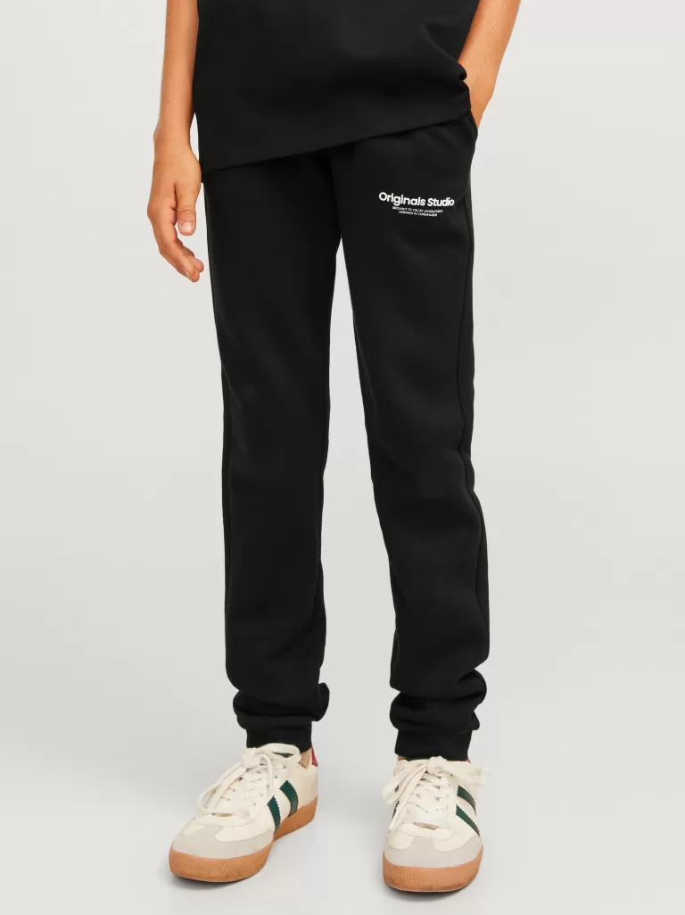 JACK & JONES Spodnie^Spodnie o regularnym kroju Junior Czarny