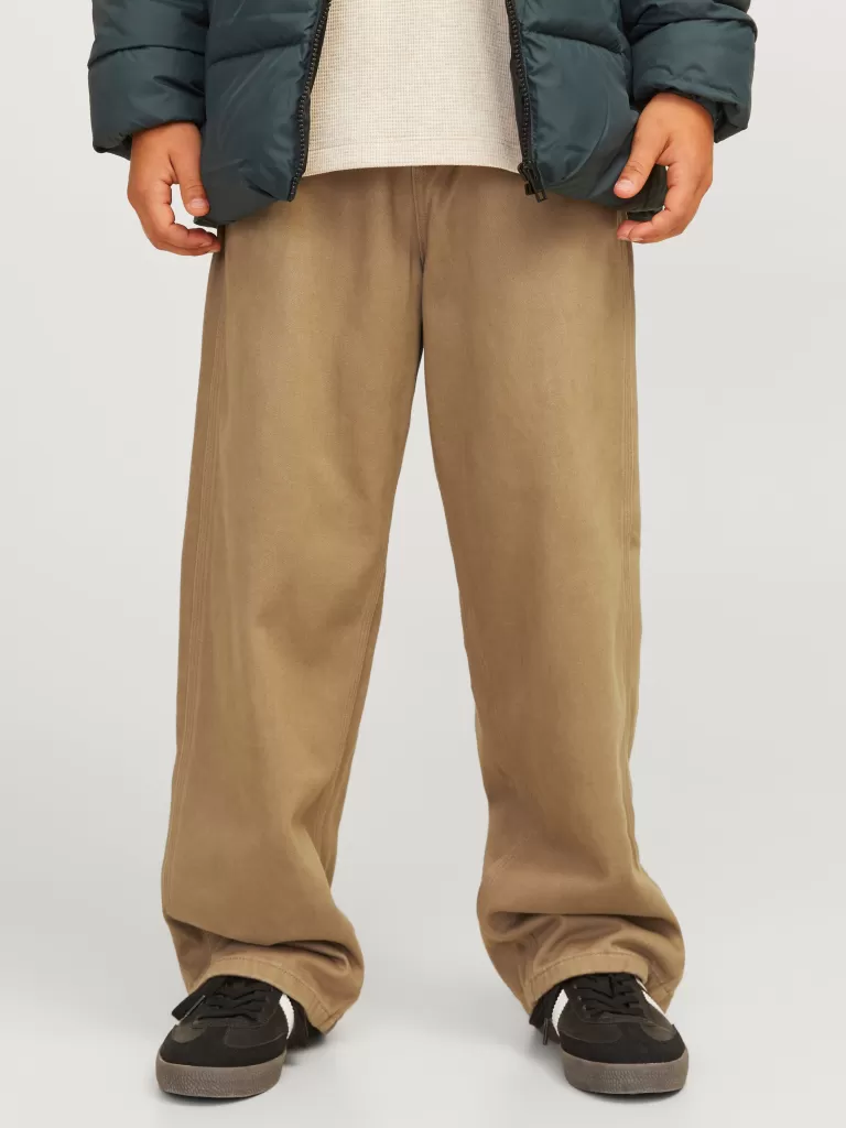 JACK & JONES Spodnie | Wyprzedaż^Spodnie robocze Junior Brązowy