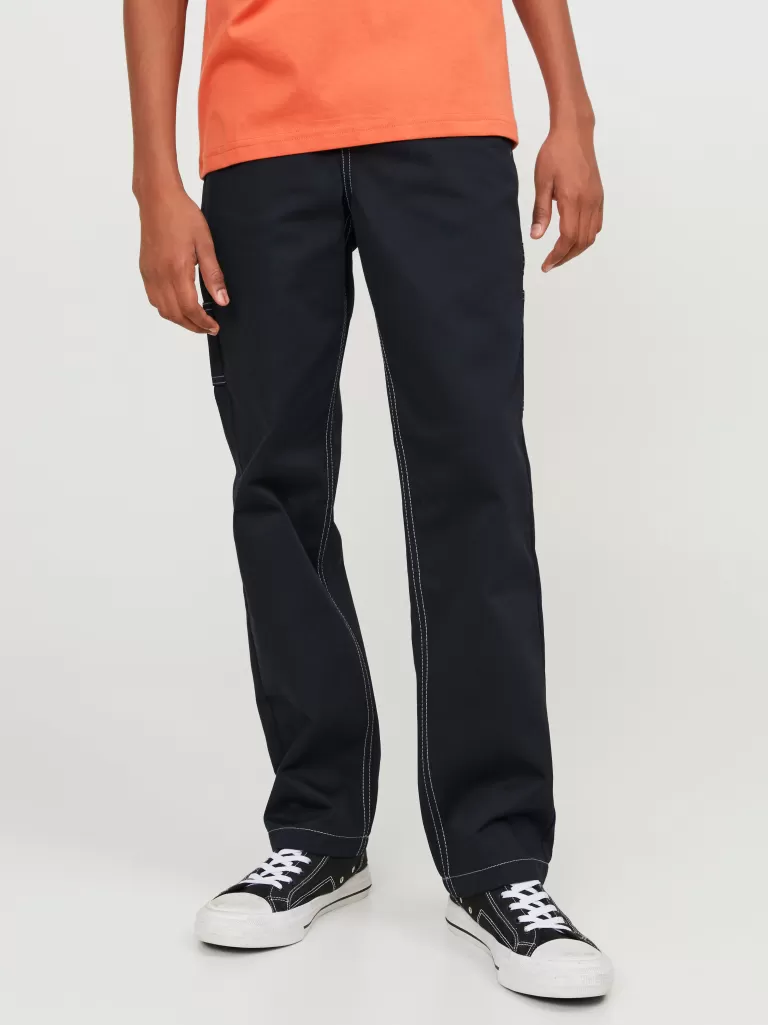 JACK & JONES Spodnie | Wyprzedaż^Spodnie robocze Junior Czarny