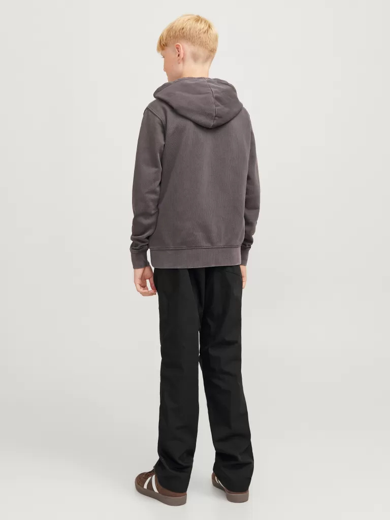 JACK & JONES Spodnie | Wyprzedaż^Spodnie spadochronowe Junior Czarny