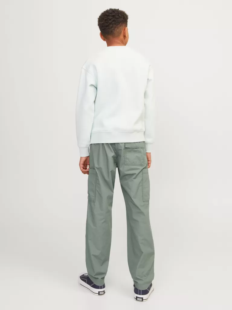 JACK & JONES Spodnie | Wyprzedaż^Spodnie spadochronowe Junior Zielony
