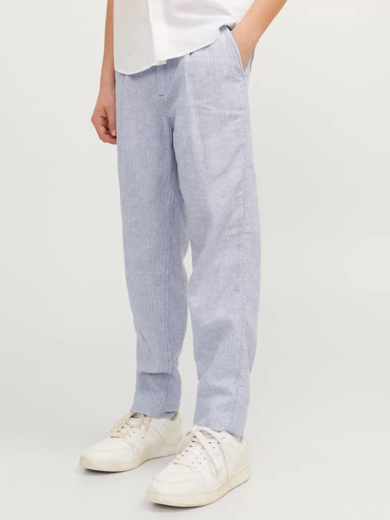 JACK & JONES Spodnie | Wyprzedaż^Spodnie z szeroką nogawką Junior Niebieski