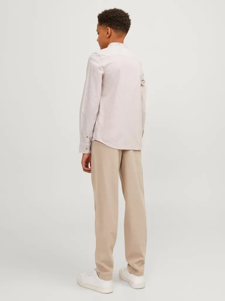 JACK & JONES Spodnie | Wyprzedaż^Spodnie z szeroką nogawką Junior Beżowy