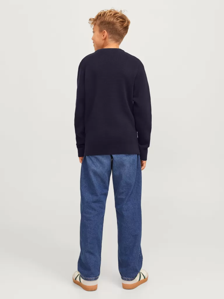 JACK & JONES Swetry^Sweter wkładany przez głowę Junior Niebieski