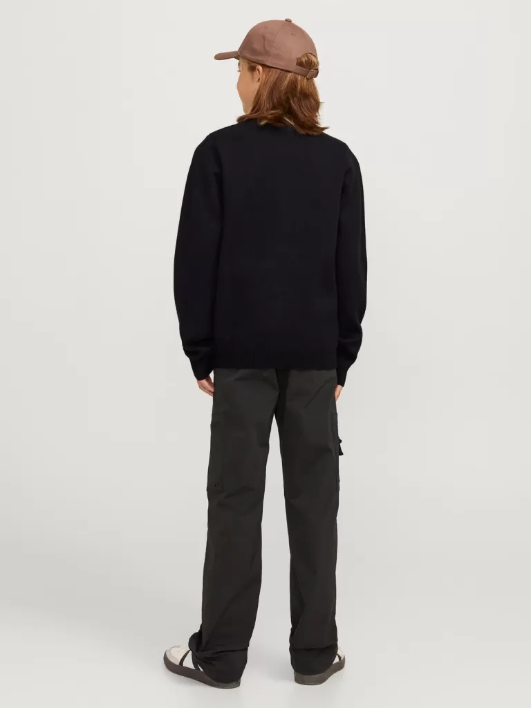 JACK & JONES Bestsellery | Swetry^Sweter wkładany przez głowę Junior Czarny