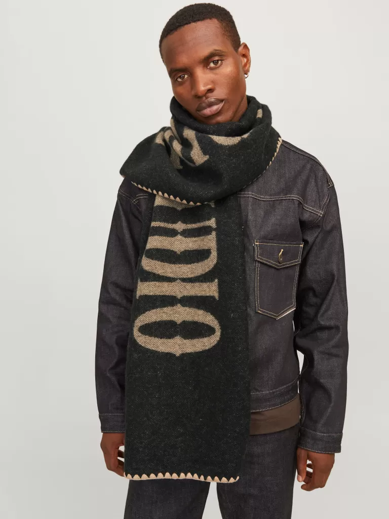 JACK & JONES Szaliki^Szalik Czarny