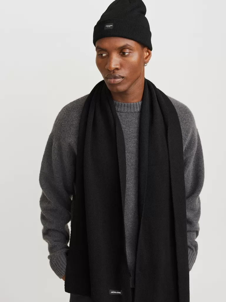 JACK & JONES Szaliki^Szalik Czarny