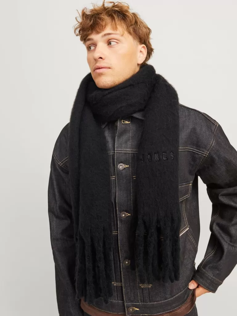 JACK & JONES Szaliki^Szalik Czarny