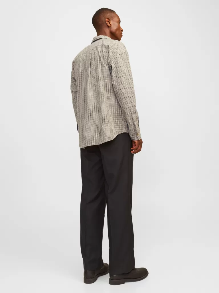 JACK & JONES Koszule^Szeroki krój Koszula Beżowy