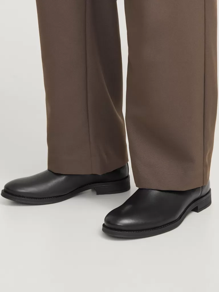 JACK & JONES Botki^Sztyblety Czarny