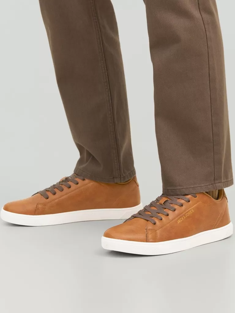 JACK & JONES Trampki^Trampki Brązowy