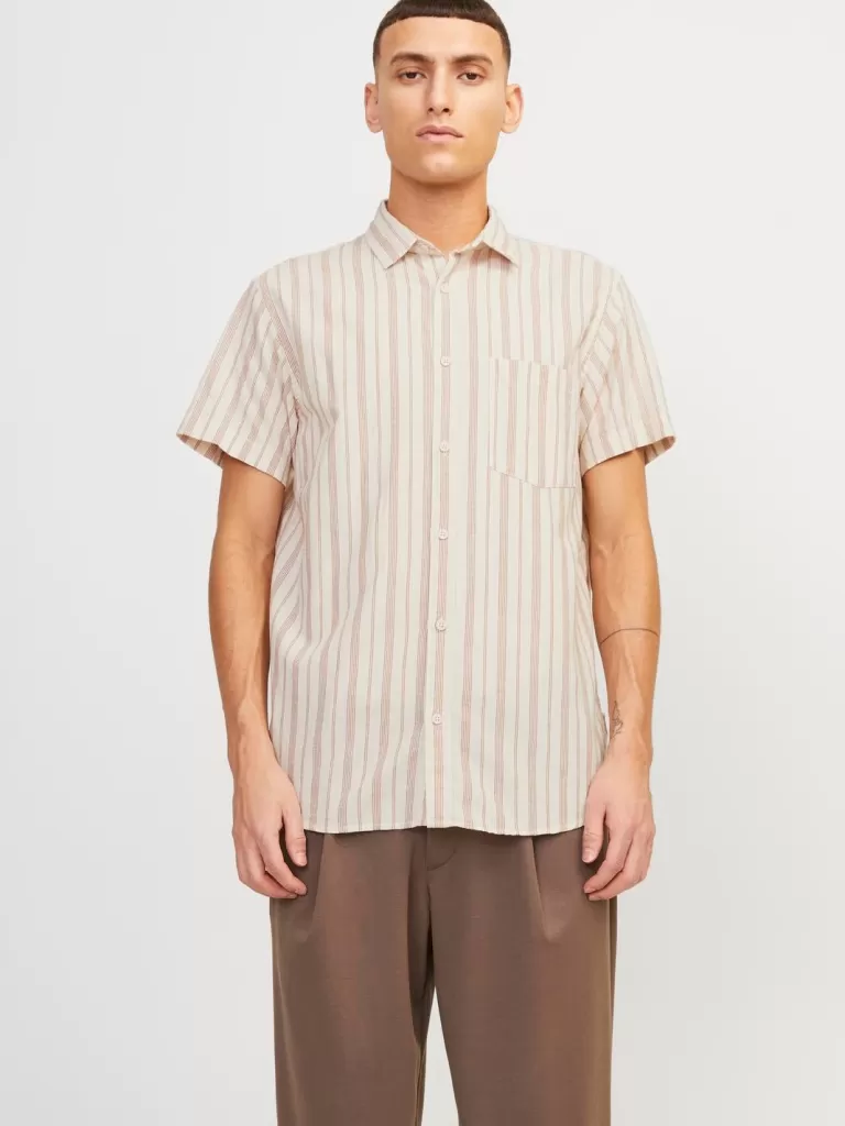JACK & JONES Koszule^Wygodne dopasowanie Koszula Czerwony