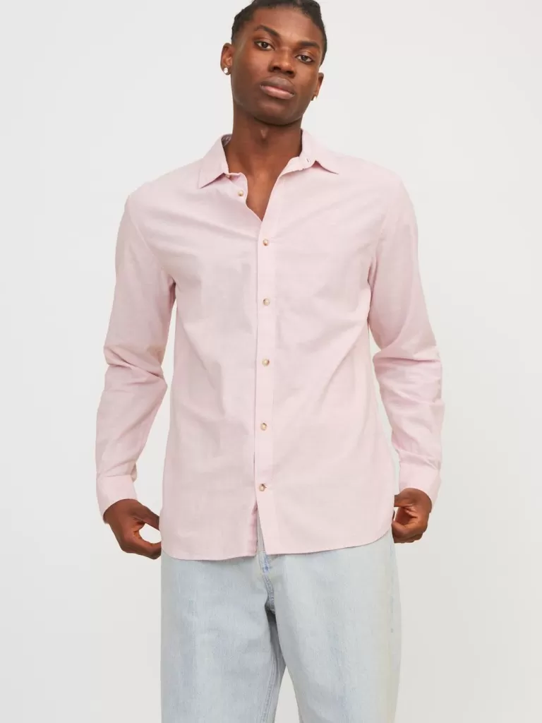 JACK & JONES Koszule^Wygodne dopasowanie Koszula Róży