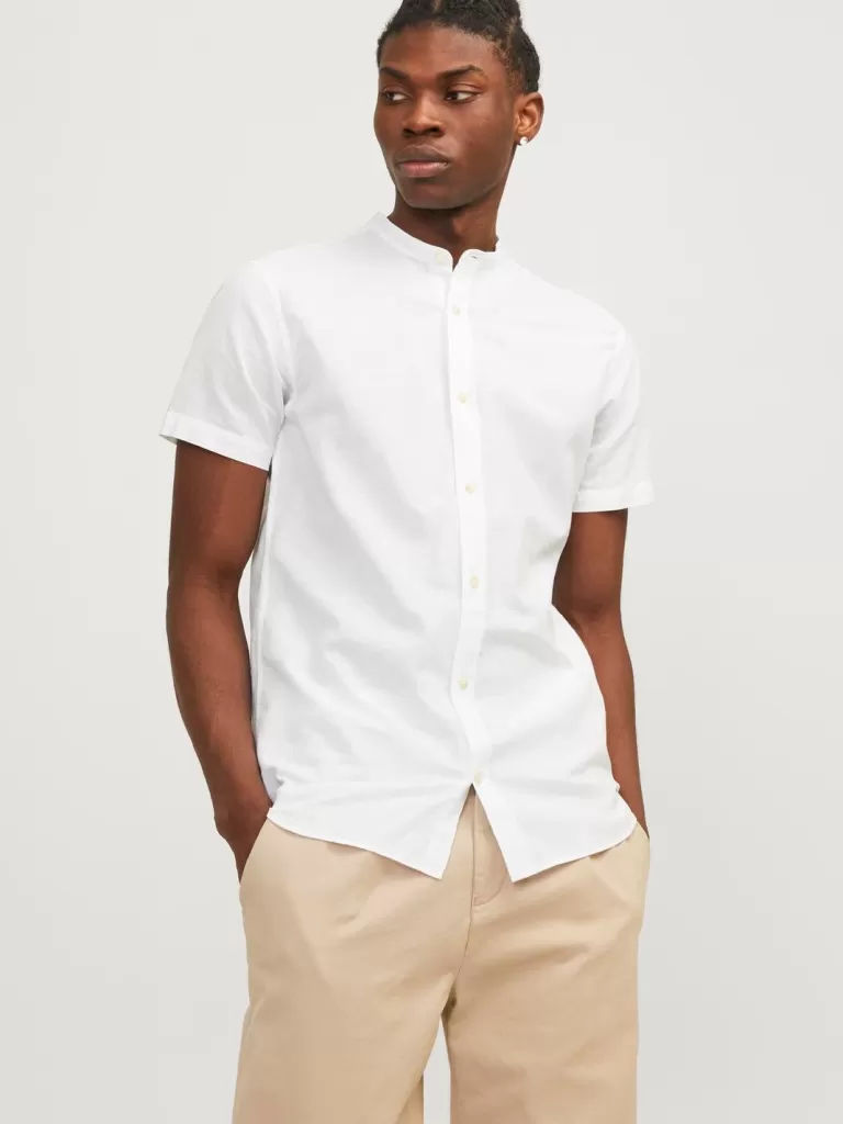 JACK & JONES Koszule^Wygodne dopasowanie Koszula Biały