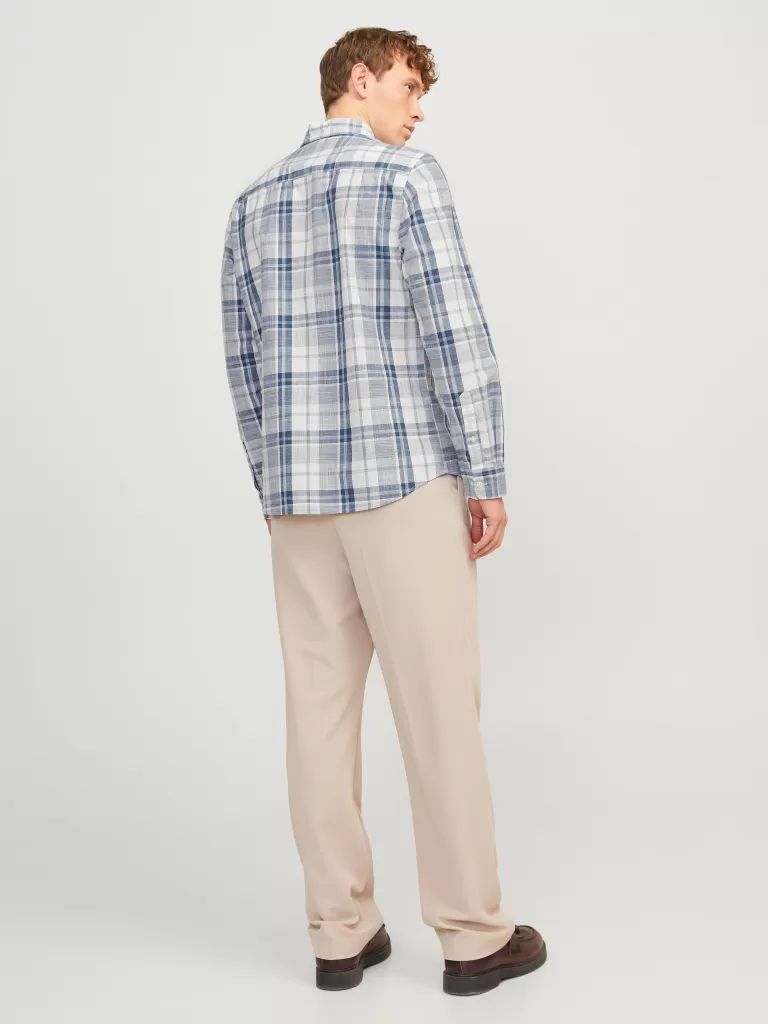 JACK & JONES Koszule^Wygodne dopasowanie Koszula Biały