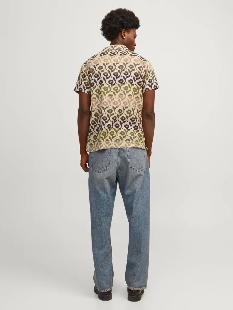 JACK & JONES Koszule^Wygodne dopasowanie Koszula Brązowy