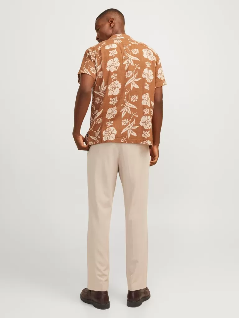 JACK & JONES Koszule^Wygodne dopasowanie Koszula Pomarańczowy