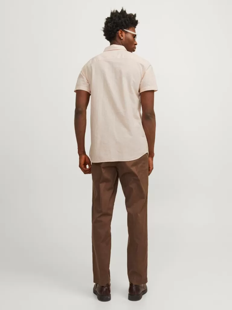 JACK & JONES Koszule^Wygodne dopasowanie Koszula Pomarańczowy