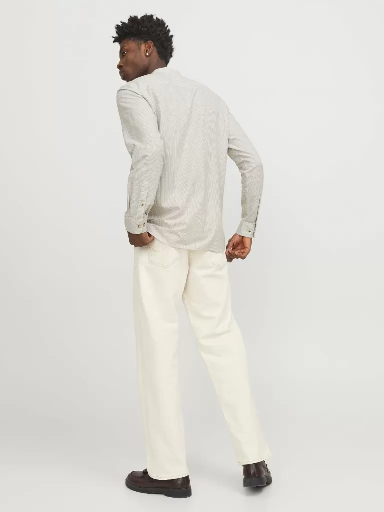 JACK & JONES Koszule^Wygodne dopasowanie Koszula Szary