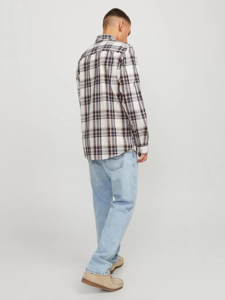 JACK & JONES Koszule^Wygodne dopasowanie Koszula Brązowy