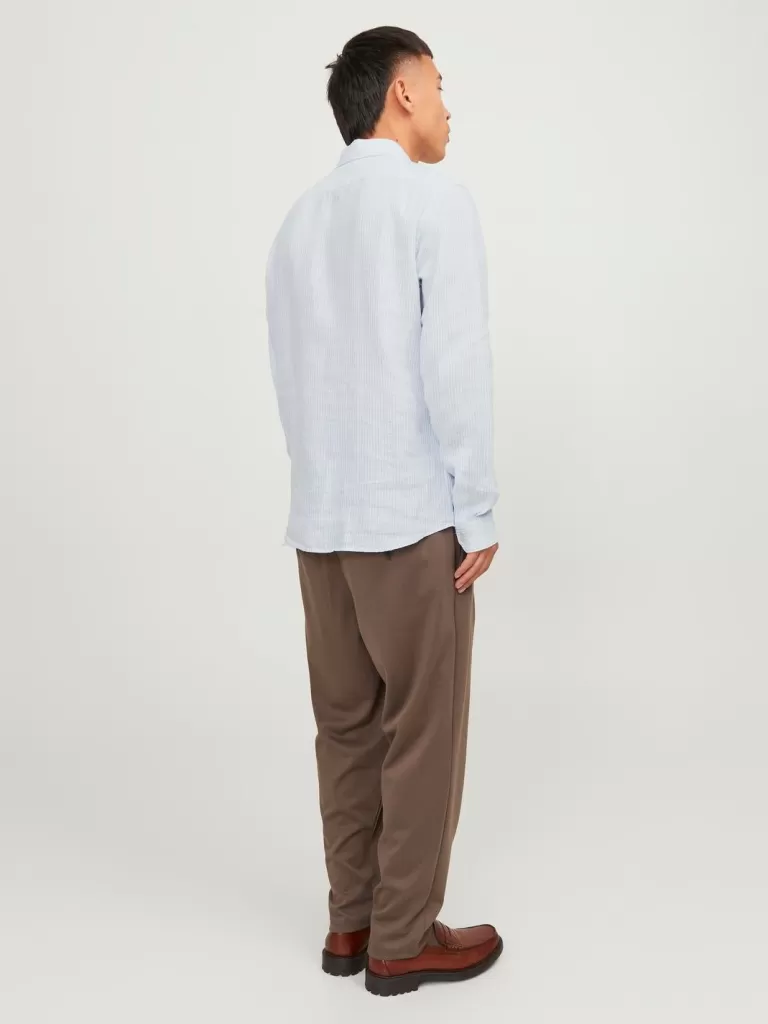 JACK & JONES Koszule^Wygodne dopasowanie Koszula Niebieski