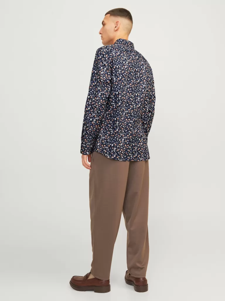 JACK & JONES Koszule^Wygodne dopasowanie Koszula Niebieski