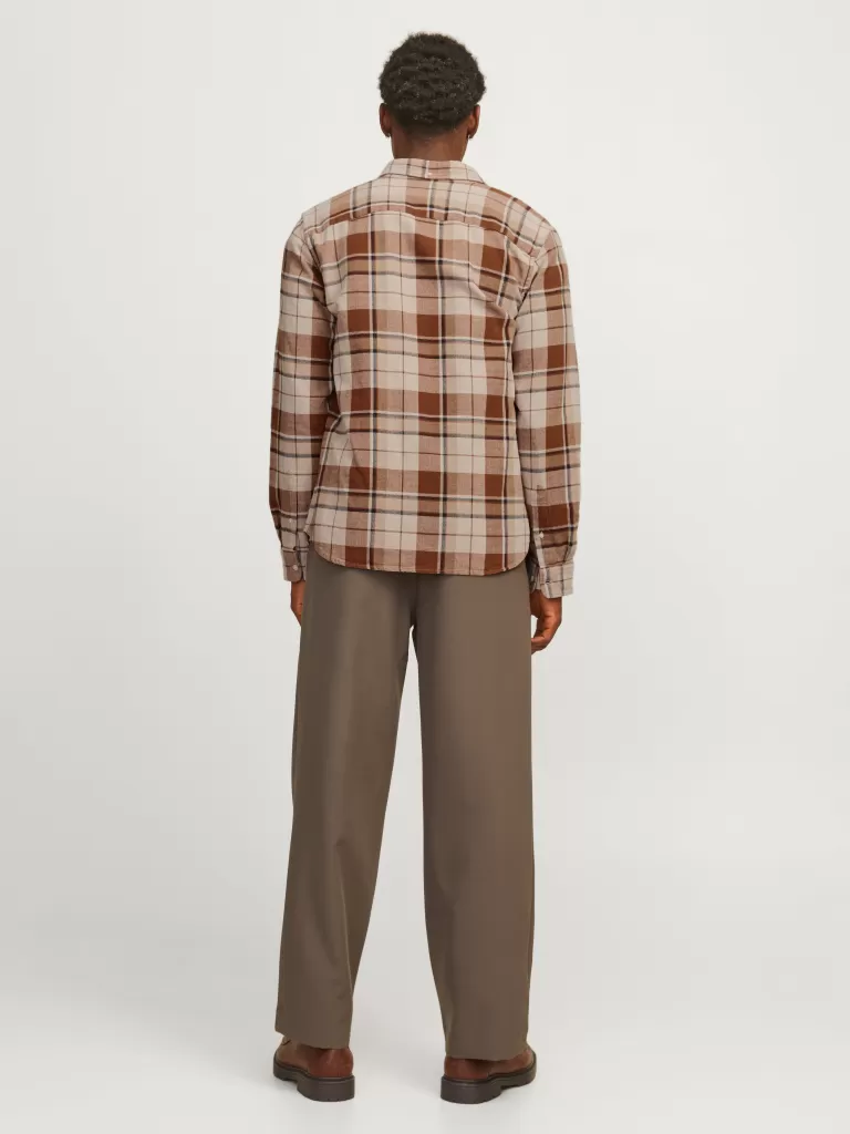 JACK & JONES Koszule^Wygodne dopasowanie Koszula Pomarańczowy