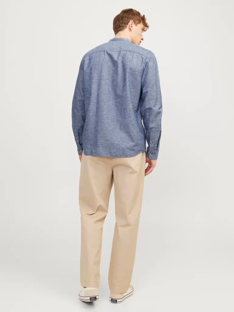 JACK & JONES Koszule^Wygodne dopasowanie Koszula Niebieski