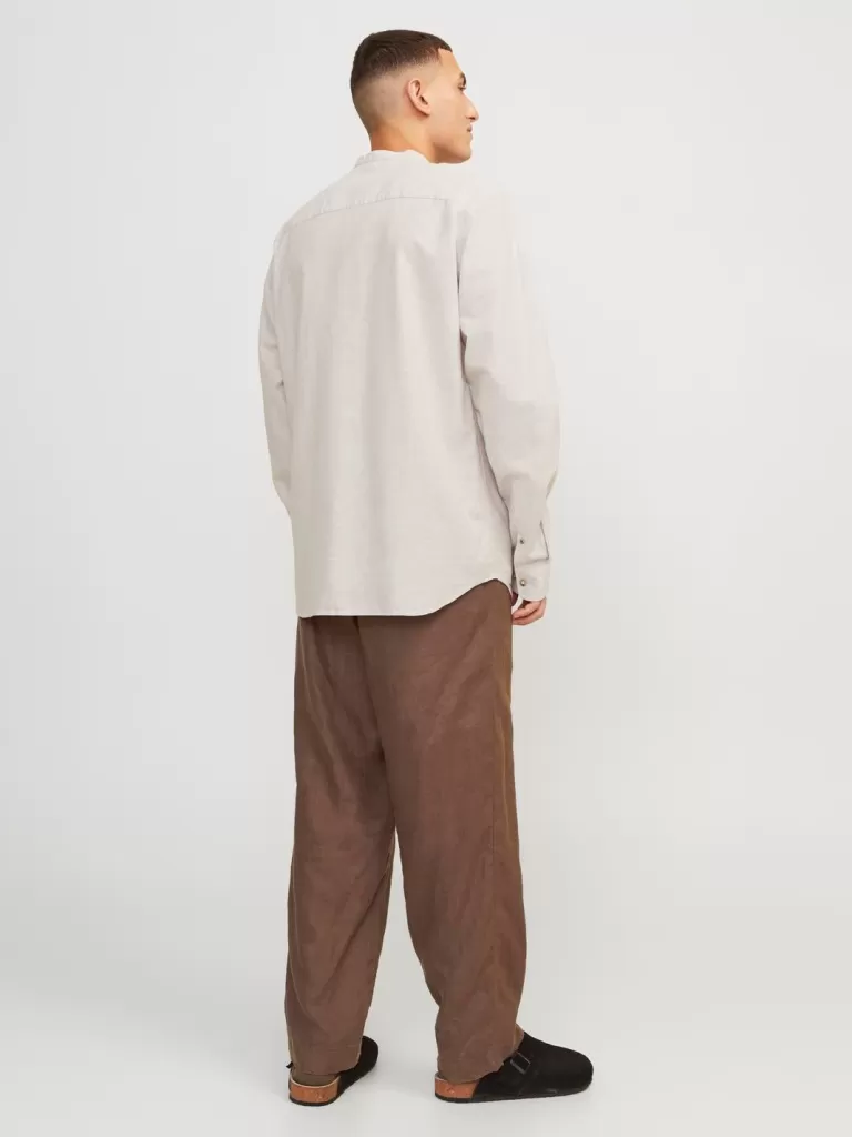 JACK & JONES Koszule^Wygodne dopasowanie Koszula Szary