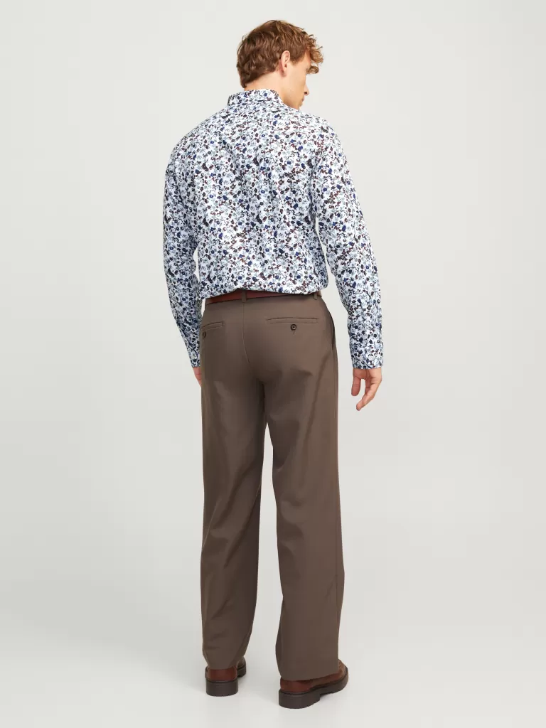 JACK & JONES Koszule^Wygodne dopasowanie Koszula Niebieski